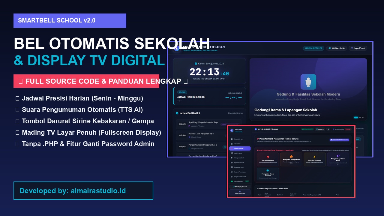 SmartBell Sekolah Otomatis